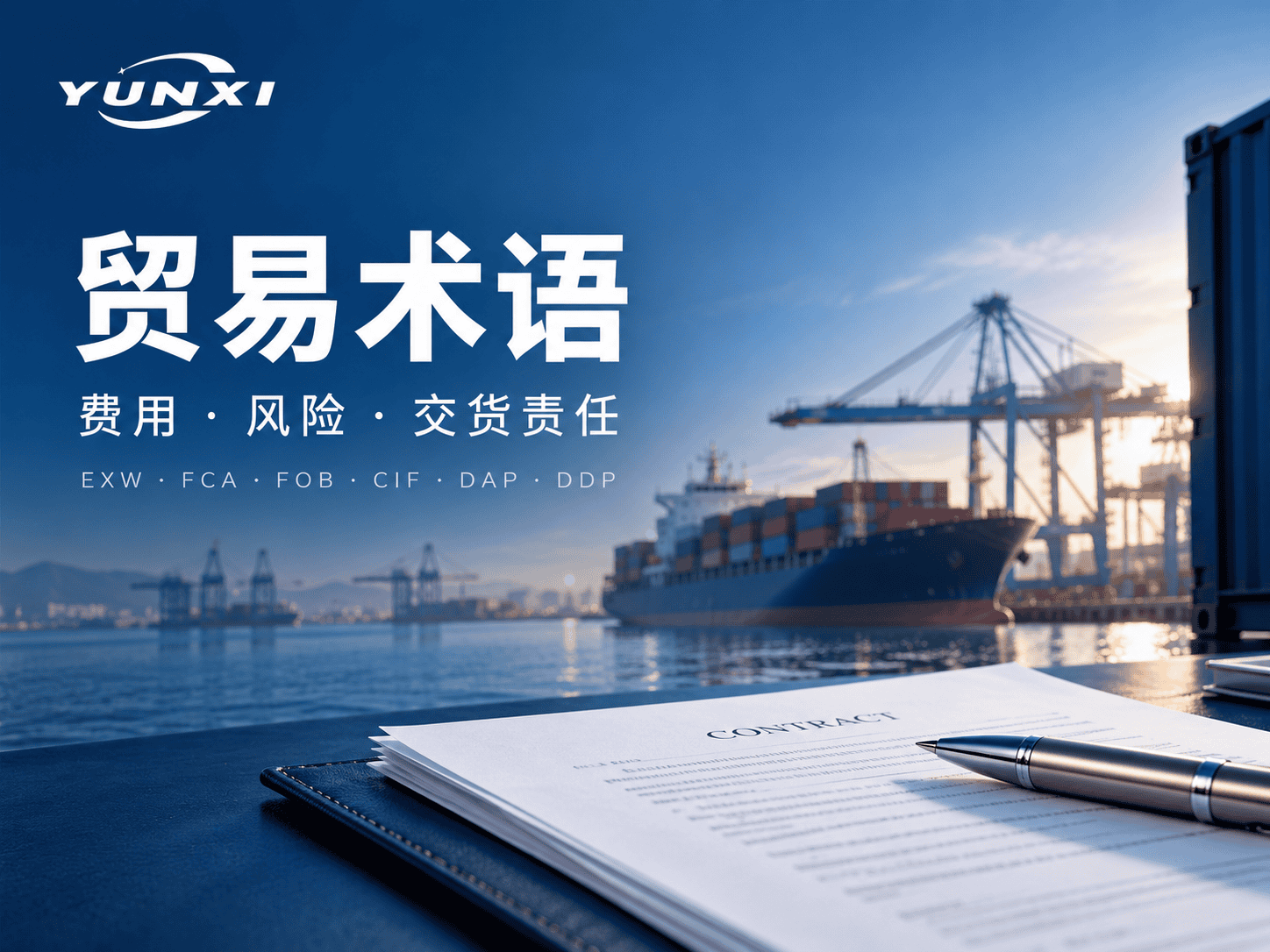 出口贸易术语怎么选？中国发美国、英国的费用与交货责任指南