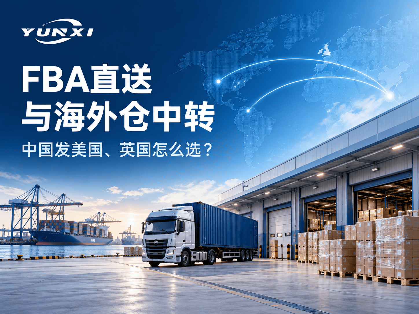 FBA直送与海外仓中转：中国发美国、英国怎么选？